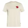 Fjällräven Women's T-Shirt Fox Boxy Logo Tee Chalk White