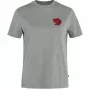 Fjällräven Women's T-Shirt Fox Boxy Logo Tee Grey Melange