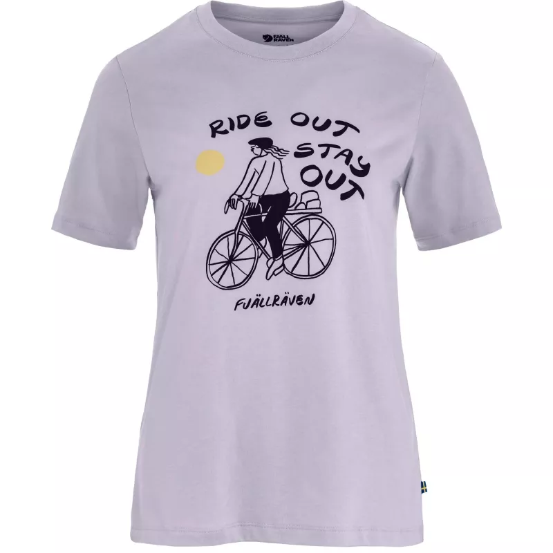 Fjällräven Women's T-Shirt Hoja Iväg Lavender Mist