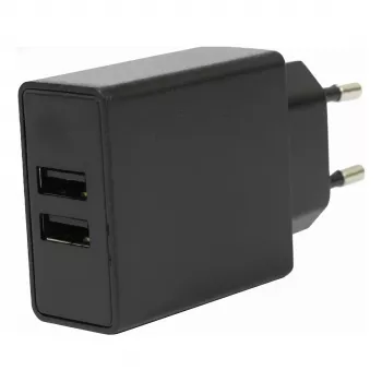 FLEPO NT-USB-103 USB Charger 2-Port 100-240V AC to 5V DC 3A 15W White