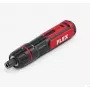 FLEX SD 7-320 4V Wkrętarka akumulatorowa z ładowaniem USB-C, 7 Nm, 320 obr./min, 1/4 inch Hex, oświetlenie LED, miękkie uchwyty, w zestawie bity