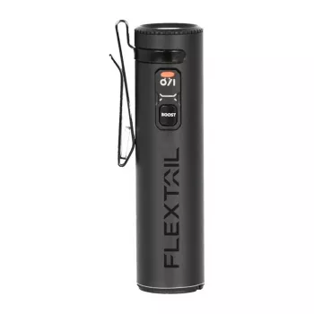 Flextail ZERO 1200 Latarka, 1200 Lumenów, IPX7, USB-C Ładowalna, Czarny