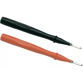 Zestaw sond pomiarowych Fluke TP1-1 Slim-Reach, CAT II 1000 V, 10 A, końcówki ze stali nierdzewnej, czarno-czerwone (3971265)