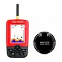 FLYTEC XJ-01 Fishfinder - Przenośny bezprzewodowy sonar z częstotliwością 125 kHz, wiązką 90°, zasięgiem głębokości 36 m, wyświetlaczem FSTN LCD