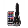 Nadajnik FM CMP05 z pilotem, gniazdem USB, MicroUSB, slotem SD/TF, 87.5-108 MHz, 12V/24V, czarny