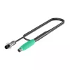 FNIRSI 210 Uchwyt na groty lutownicze do grotów T210/T245/JBC210/JBC245, stojak ze stopu aluminium z 8 slotami, ESD Safe, czarny