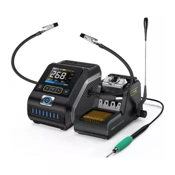 FNIRSI DWS-200 200W Stacja lutownicza z kolorowym LCD i ESD Safe