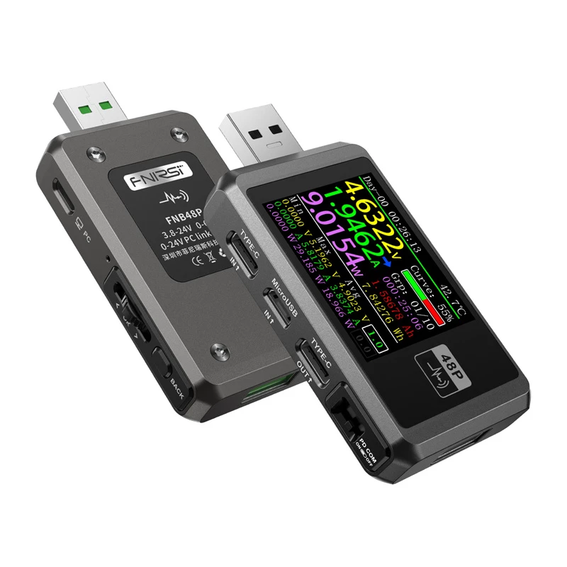 FNIRSI FNB48P USB Port Tester Czarny
