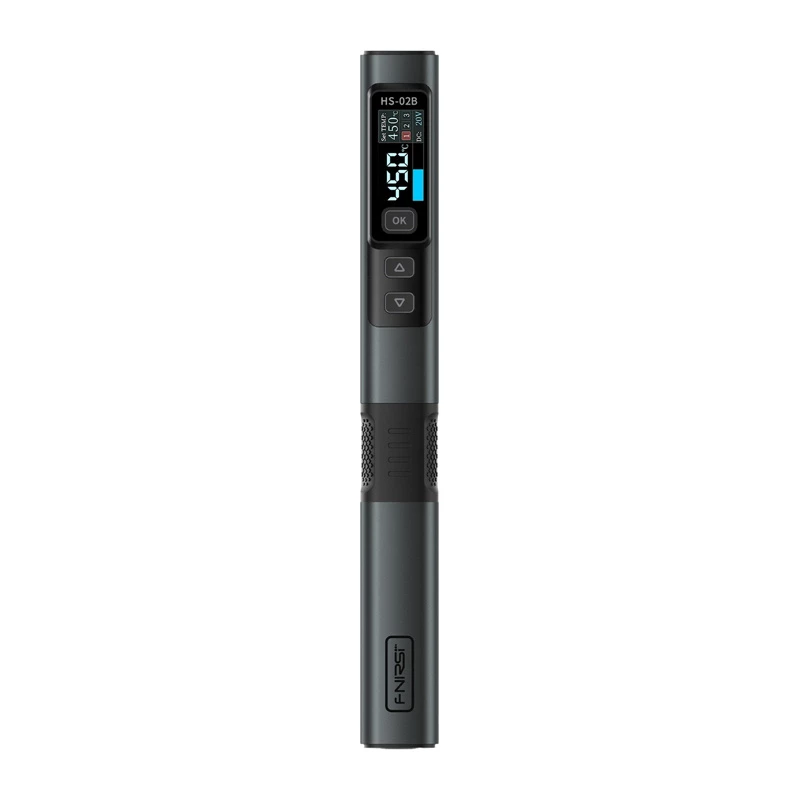 FNIRSI HS-02B F 100 W Smart Lutownica z USB-C PD, Wyświetlaczem OLED, Szybkim Nagrzewaniem