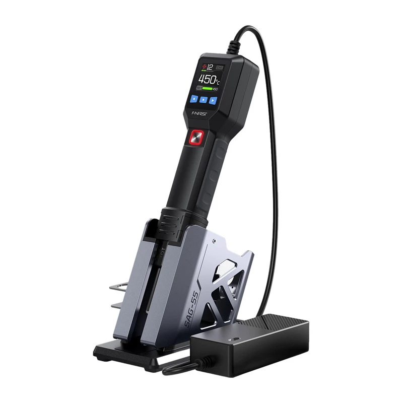 FNIRSI SAG-55 PLUS Smart Heat Gun 650W 100-500°C OLED