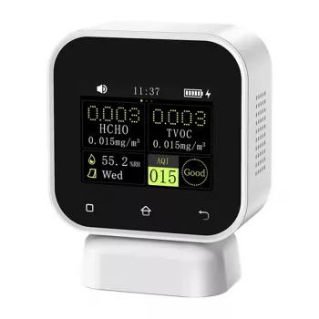 FNIRSI SFD-02 4-w-1 Monitor Jakości Powietrza Wewnętrznego Detektor Formaldehydu z Ekranem Dotykowym