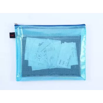 FOLDERSYS 10 A5 Zipper Bags Transparent PVC