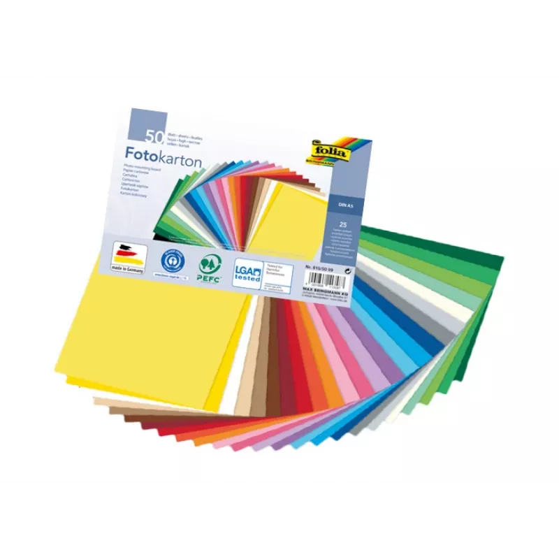 Folia 614/50 21 - Fioletowy - Jednolity - A4 (210 x 297 mm) - 300 g/m² - 50 arkuszy - Niemcy