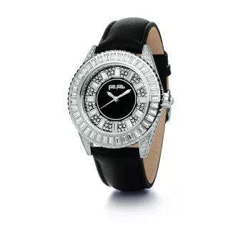 Folli Follie Donatella Damski Zegarek Kwarcowy WF0A030SSK 32mm Srebrna Stal Nierdzewna