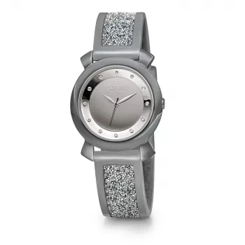 Folli Follie Donatella Zegarek Damski Kwarcowy WF15T013ZS 28mm Srebrna Stal Szlachetna