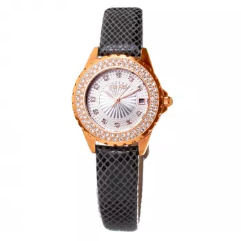 Folli Follie Donatella Damski Zegarek Kwarcowy WF1B006STN 33mm Srebrny Stal Nierdzewna