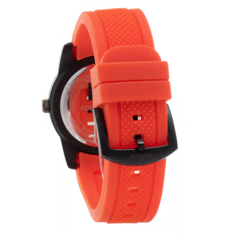 Folli Follie Donatella Zegarek Damski Kwarcowy WT13K002ZPR 38mm Koperta ze Stali Szlachetnej w Kolorze Różowego Złota, Różowy Skórzany Pasek