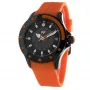 Folli Follie Dynamic Męski Zegarek Kwarcowy Analogowy 40mm Koperta ze Stali Nierdzewnej Czarna Tarcza Pasek Skórzany