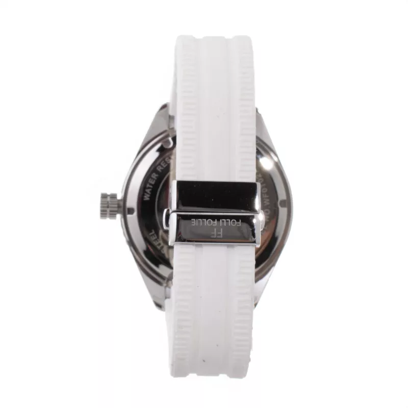 FOLLI FOLLIE Heart4Heart Zegarek Damski Kwarcowy WF0T027ZDO 45mm Biała Skóra