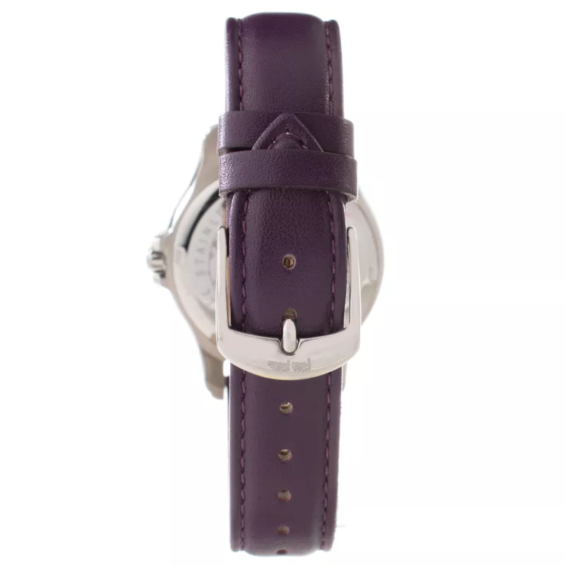 Folli Follie Heart4Heart Zegarek Damski Kwarcowy WF15T031SSW 34mm Stal Szlachetna Srebrny Biały