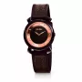 Zegarek damski FOLLI FOLLIE WF15R013ZSB (28mm) - Koperta ze stali szlachetnej w kolorze różowego złota, różowy skórzany pasek, mechanizm kwarcowy