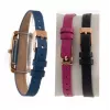 Zegarek damski Folli Follie WF13B064SPWA na baterię - Biały pasek skórzany, koperta ze stali szlachetnej w kolorze różowego złota 34 mm