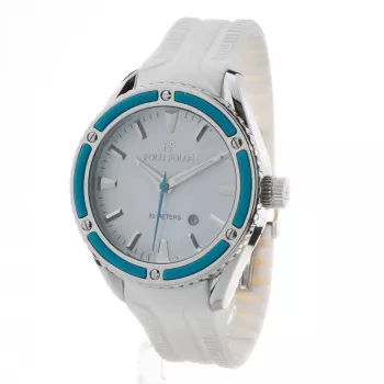 FOLLI FOLLIE Zegarek damski WF0T027ZDL 42mm Biała skóra