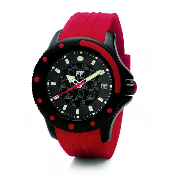 Zegarek damski Folli Follie WF1Y002ZDR 40mm Różowe Złoto Stal Szlachetna i Brązowa Skóra