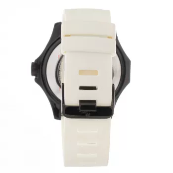 Zegarek damski Folli Follie WT13P001ZPW 45mm Stal nierdzewna Biała skóra
