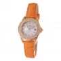 FOLLI FOLLIE Women's Watch WF13B071STN 30mm Rose Gold Stainless Steel & Beige Leather