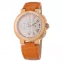 Zegarek damski FOLLI FOLLIE WF13R002SEN 40mm Różowe Złoto Stal Szlachetna Biała Skóra