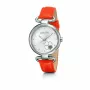Zegarek damski FOLLI FOLLIE WF15T029SPW 28mm Stal nierdzewna Kwarcowy Analogowy Biała tarcza Bransoleta srebrna