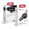 Forcell Carbon CC50-1A1C 38W Ładowarka samochodowa USB-C PD 3.0 + USB-A QC 3.0 Czarna