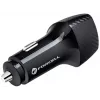 Forcell Carbon CC50-1A1C 38W Ładowarka samochodowa USB-C PD 3.0 + USB-A QC 3.0 Czarna