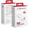 Forcell Carbon CC50-1A1C 38W USB-C PD + USB-A QC 3.0 Ładowarka samochodowa - Biały