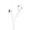 Forcell F-Audio HR-ME25 Słuchawki douszne Lightning z mikrofonem i pilotem, biały