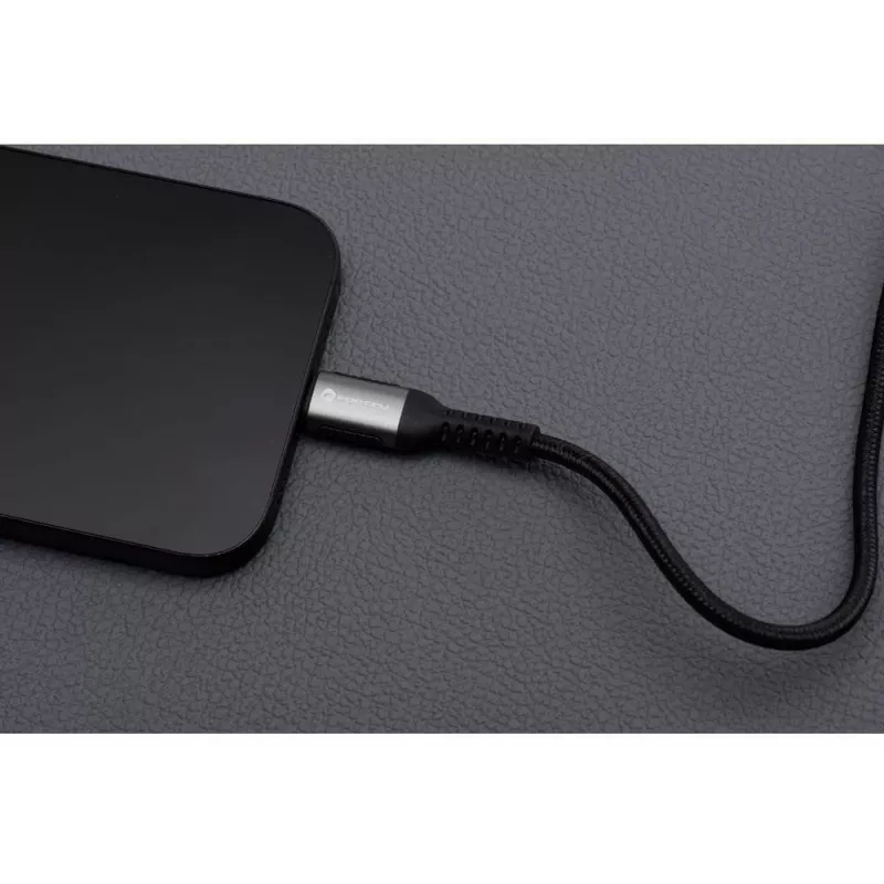 Forcell F-Energy Cafule USB-C do USB-C Kabel 0.5 m 240 W 5A PD QC 4.0 Pleciony Czarny