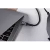 Forcell F-Energy Cafule USB-C na USB-C Kabel 3m 240W PD 3.1 QC 4.0 Pleciony Czarny