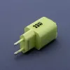 Forcell F-Energy GaN III VT-41 33 W Ładowarka ścienna GaN, 1x USB-C PD 3.0/PPS i 1x USB-A QC 4.0, Zielona