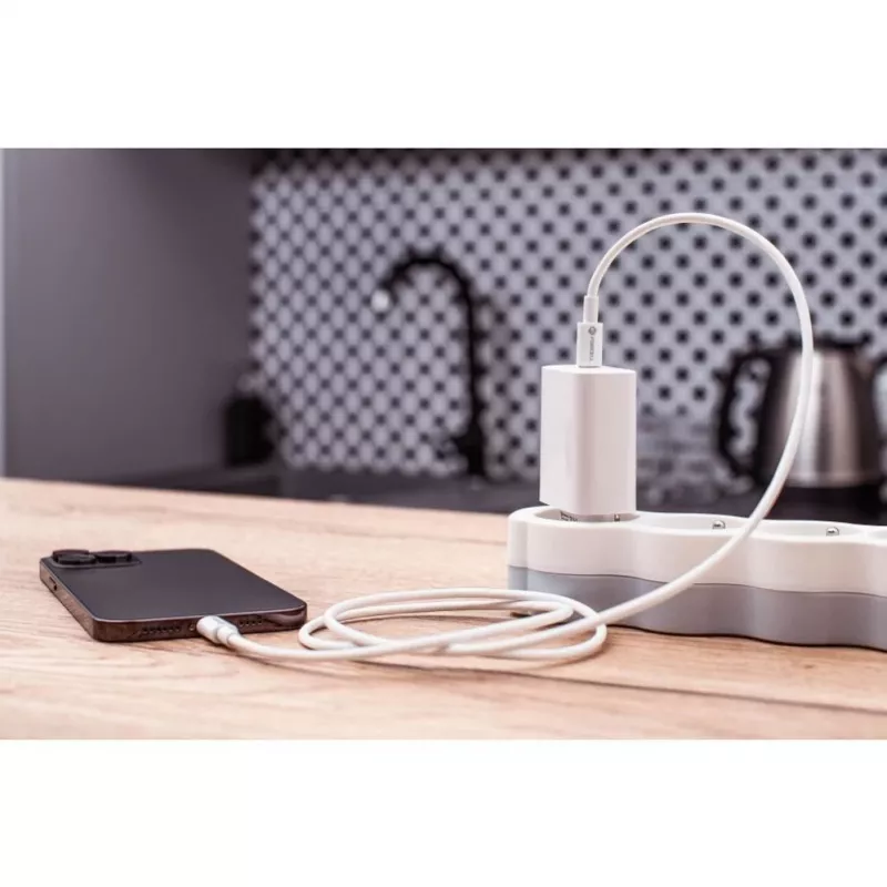 Forcell F-Energy USB-C do USB-C Kabel QC4.0 PD 5A 100W 3m Biały C339