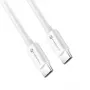 Forcell F-Energy USB-C do USB-C Kabel QC4.0 PD 5A 100W 3m Biały C339