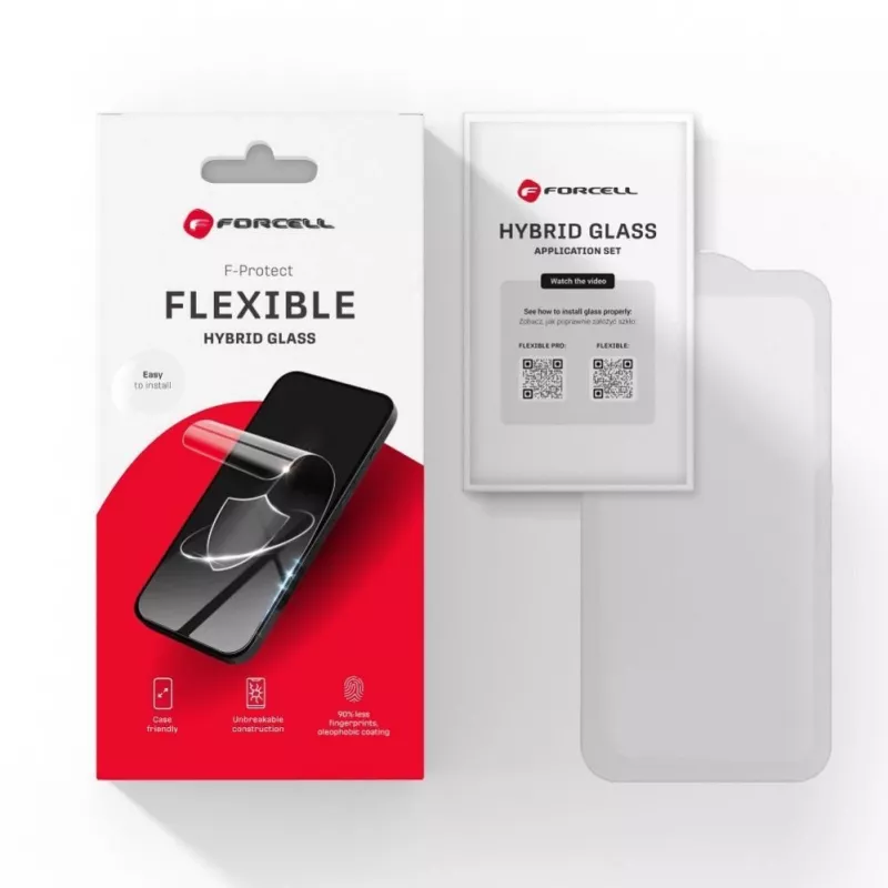 Forcell Hybrid Glass Screen Protector dla Samsung Galaxy S24 Ultra - Elastyczne Nano Szkło