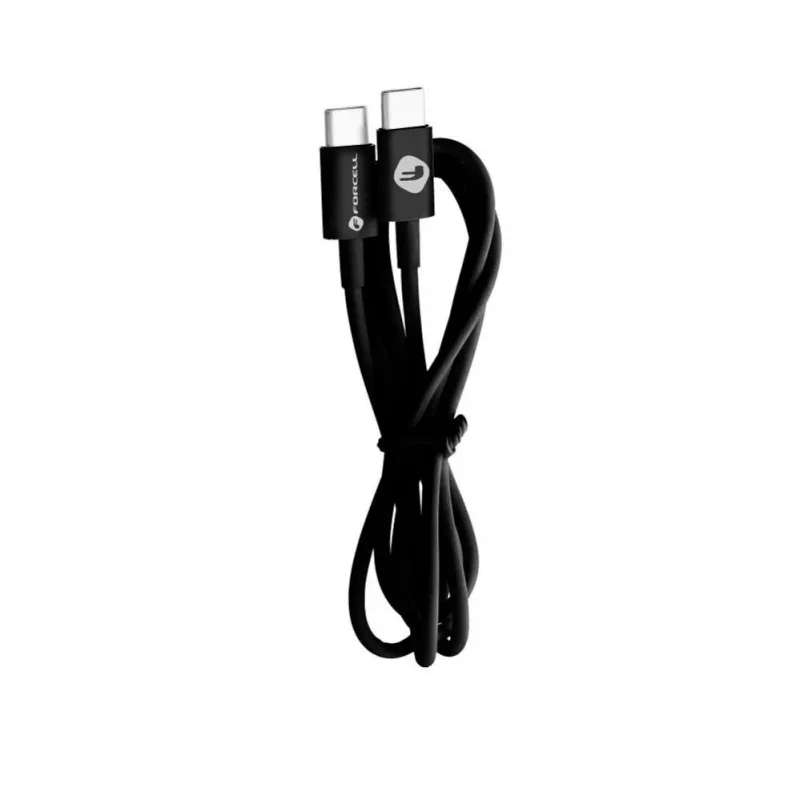 Forcell USB-C do USB-C Kabel F-Energy QC PD Tube 1m C293 Czarny