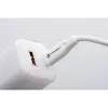 Forcell VT-41 GaN III 33W Ładowarka ścienna z 1x USB-C PD 3.0 i 1x USB-A QC 4.0 (Biała)