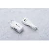 Forcell VT-41 GaN III 33W Ładowarka ścienna z 1x USB-C PD 3.0 i 1x USB-A QC 4.0 (Biała)