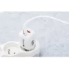 Forcell VT-41 GaN III 33W Ładowarka ścienna z 1x USB-C PD 3.0 i 1x USB-A QC 4.0 (Biała)