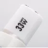 Forcell VT-41 GaN III 33W Ładowarka ścienna z 1x USB-C PD 3.0 i 1x USB-A QC 4.0 (Biała)
