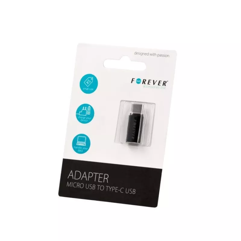 Forever Uniwersalny adapter Micro USB na USB-C