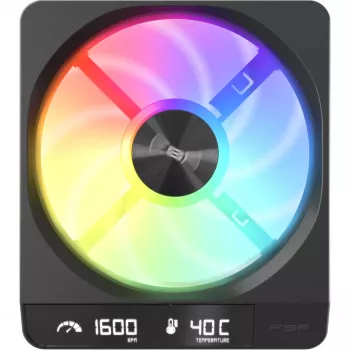 Fortron ZENFAN 120 Black 120 mm Wentylator Obudowy