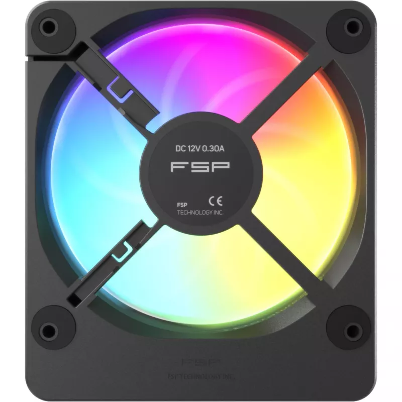 Fortron ZENFAN 120 Black 120 mm Wentylator Obudowy
